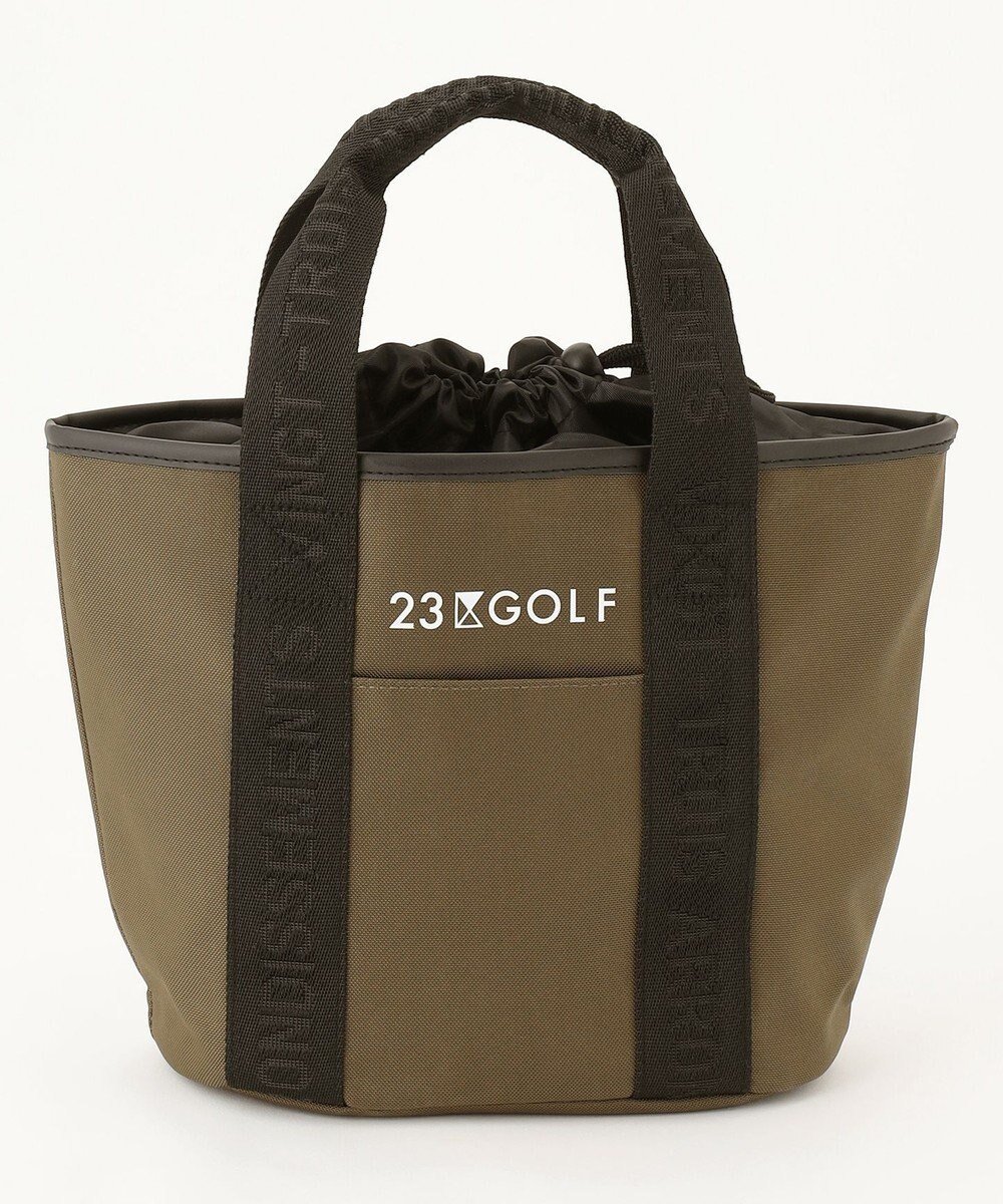 【23区 ゴルフ/23区GOLF / MEN】の【UNISEX】メランジシリーズ カートバッグ インテリア・キッズ・メンズ・レディースファッション・服の通販 founy(ファニー) 　ファッション　Fashion　メンズファッション　MEN　バッグ　Bag/Men　ユニセックス　Unisex　ハンドバッグ　Handbag　ポケット　Pocket　巾着　Purse　カーキ系|ID: prp329100003497423 ipo3291000000029087328