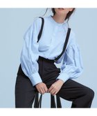 【23区/NIJYUSANKU】の【洗える】CANCLINI ボリュームスリーブ シャツ 人気、トレンドファッション・服の通販 founy(ファニー) ファッション Fashion レディースファッション WOMEN トップス・カットソー Tops/Tshirt シャツ/ブラウス Shirts/Blouses ボリュームスリーブ / フリル袖 Volume Sleeve イタリア Italy 洗える Washable ギャザー Gather ストライプ Stripe スリーブ Sleeve ダブル Double ツイル Twill デニム Denim トレンド Trend 定番 Standard パール Pearl ベーシック Basic 無地 Plain Color A/W・秋冬 Aw・Autumn/Winter・Fw・Fall-Winter 冬 Winter 再入荷 Restock/Back In Stock/Re Arrival 2023年 2023 2023-2024秋冬・A/W Aw/Autumn/Winter//Fw/Fall-Winter/2023-2024 エレガント 上品 Elegant ビジネス 仕事 通勤 Business thumbnail サックスブルーストライプ|ID: prp329100003500711 ipo3291000000026246047