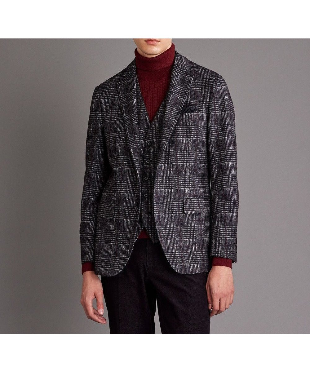 【ジョセフ アブード/JOSEPH ABBOUD / MEN】の【ストレッチ】フランネルジャージ ジャケット インテリア・キッズ・メンズ・レディースファッション・服の通販 founy(ファニー) 　ファッション　Fashion　メンズファッション　MEN　アウター　Coats Outerwear/Men　テーラードジャケット　Tailored Jackets　秋　Autumn/Fall　今季　This Season　シンプル　Simple　ジャケット　Jacket　ジャージ　Jersey　ストレッチ　Stretch　セットアップ　Set Up　タートル　Turtle　チェック　Check　テーラード　Tailored　デニム　Denim　ドレス　Dress　プリント　Print　ヘリンボン　Herringbone　ポケット　Pocket　A/W・秋冬　Aw・Autumn/Winter・Fw・Fall-Winter　ワイン系4|ID: prp329100003510863 ipo3291000000029086720