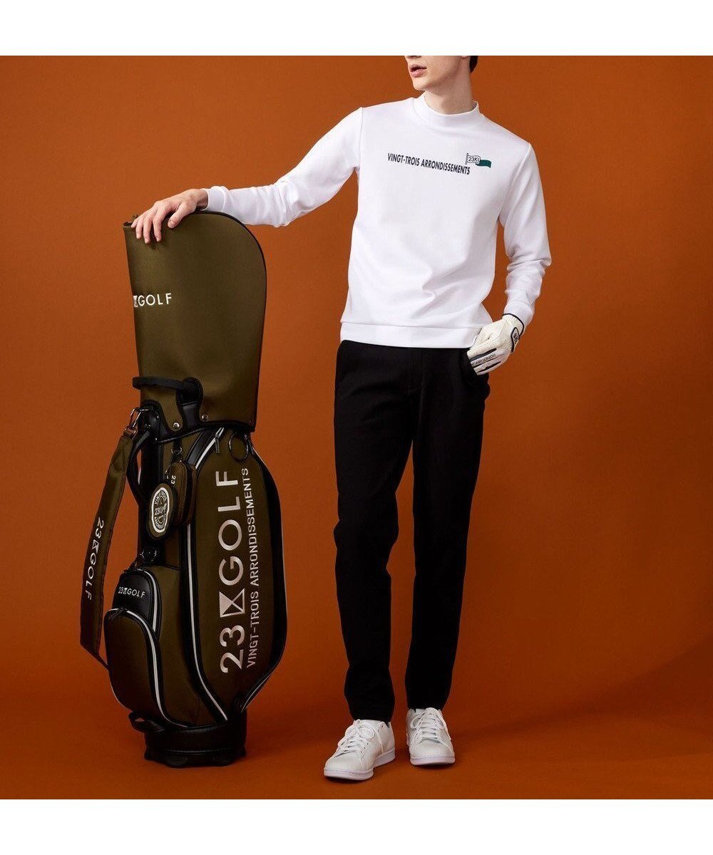 【23区 ゴルフ/23区GOLF / MEN】の【UNISEX】メランジシリーズ キャディバッグ インテリア・キッズ・メンズ・レディースファッション・服の通販 founy(ファニー) 　ファッション　Fashion　メンズファッション　MEN　バッグ　Bag/Men　ゴルフ　Golf　ユニセックス　Unisex　スポーツ　Sports　カーキ系|ID: prp329100003510864 ipo3291000000029086736