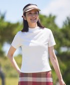 【23区 ゴルフ/NIJYUSANKU GOLF】の【WOMEN】【UVケア】ボトルネックシャツ 人気、トレンドファッション・服の通販 founy(ファニー) ファッション Fashion レディースファッション WOMEN トップス・カットソー Tops/Tshirt シャツ/ブラウス Shirts/Blouses ロング / Tシャツ T-Shirts カットソー Cut and Sewn A/W・秋冬 Aw・Autumn/Winter・Fw・Fall-Winter カットソー Cut And Sew ゴルフ Golf シンプル Simple ストレッチ Stretch ボトルネック Bottleneck 半袖 Short Sleeve thumbnail ホワイト系|ID: prp329100003513030 ipo3291000000028391149