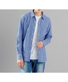 【ジョゼフ オム/JOSEPH HOMME / MEN】のトライジャガード ストライプ ストレッチ レギュラーカラーシャツ ネイビー系1|ID: prp329100003513098 ipo3291000000029086763