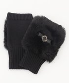 【トッカ/TOCCA】のKNIT FUR HANDWARMER 手袋 ブラック系|ID:prp329100003515779