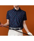 【23区 ゴルフ/23区GOLF / MEN】の【MEN】レーシングカープリント 半袖ポロシャツ ネイビー系5|ID: prp329100003515790 ipo3291000000029086868