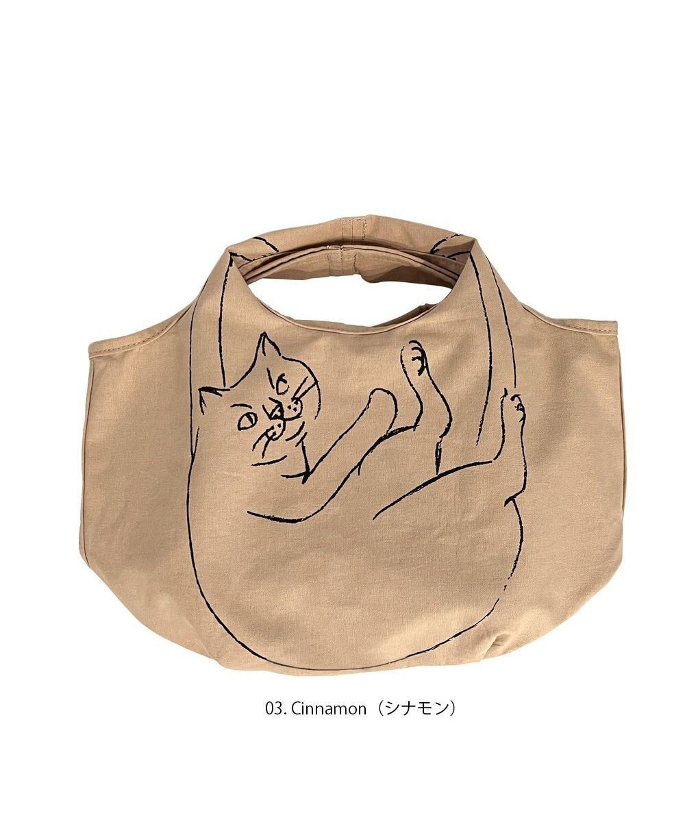 【ルートート/ROOTOTE】の1191【ネコ サブバッグ】NA.ルーショッパーミニ.マルシェ-C インテリア・キッズ・メンズ・レディースファッション・服の通販 founy(ファニー) 　ファッション　Fashion　レディースファッション　WOMEN　バッグ　Bag　洗える　Washable　カメラ　Camera　ネコ　Cat　ポケット　Pocket　ギフト プレゼント　Gift Present　NEW・新作・新着・新入荷　New Arrivals　03:シナモン|ID: prp329100003515808 ipo3291000000023223270