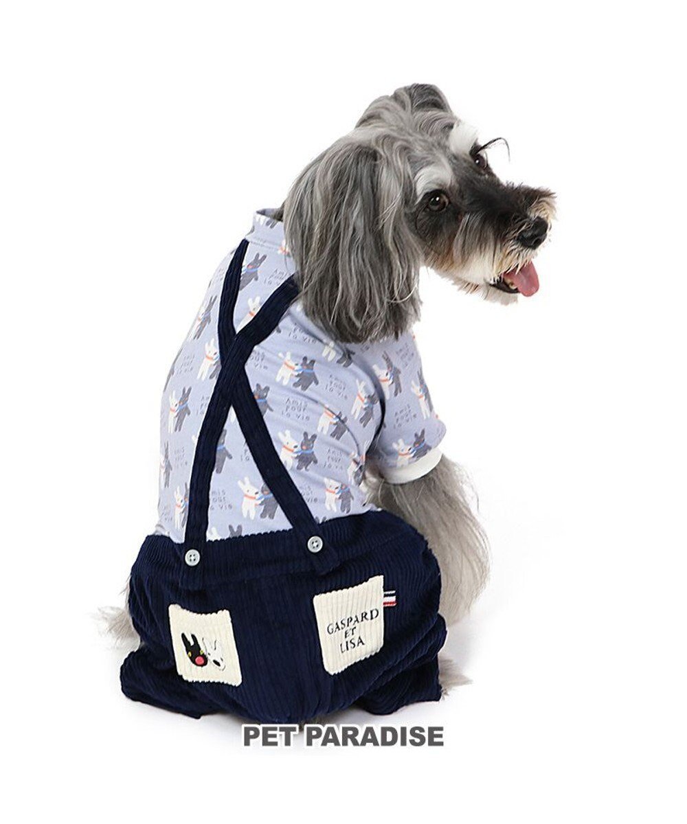 【ペットパラダイス/PET PARADISE / GOODS】のリサとガスパール サスペンダー つなぎパンツ 《であい柄》 小型犬 人気、トレンドファッション・服の通販 founy(ファニー) 　A/W・秋冬　Aw・Autumn/Winter・Fw・Fall-Winter　イレギュラー　Irregular　キャラクター　Character　サスペンダー　Suspenders　パール　Pearl　犬　Dog　秋　Autumn/Fall　ホーム・キャンプ・アウトドア・お取り寄せ　Home,Garden,Outdoor,Camping Gear　ペットグッズ　Pet Supplies　 other-1|ID: prp329100003518204 ipo3291000000023234799