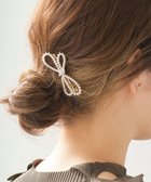 【フィービィー/phoebe】の【WEB限定】ダブルリボンパールヘアクリップ ホワイト|ID: prp329100003524274 ipo3291000000028391320