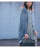 【自由区/JIYU-KU】の【WEB 一部店舗限定】【洗える】ハーバルフロープリント8分袖 ワンピース グレイッシュミントベース|ID: prp329100003524297 ipo3291000000033323452