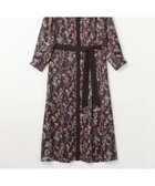 【自由区/JIYU-KU】の【WEB 一部店舗限定】【洗える】ハーバルフロープリント8分袖 ワンピース [新色]ブラウンベース|ID: prp329100003524297 ipo3291000000033323454