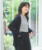 【エニィファム/any FAM】の【マシンウォッシュ/UVカット】ミドルレングスカーディガン 人気、トレンドファッション・服の通販 founy(ファニー) ファッション Fashion レディースファッション WOMEN トップス・カットソー Tops/Tshirt カーディガン Cardigans A/W・秋冬 Aw・Autumn/Winter・Fw・Fall-Winter カーディガン Cardigan シンプル Simple ストレッチ Stretch デニム Denim ロング Long 旅行 Travel thumbnail ブラック系|ID: prp329100003524312 ipo3291000000028389965