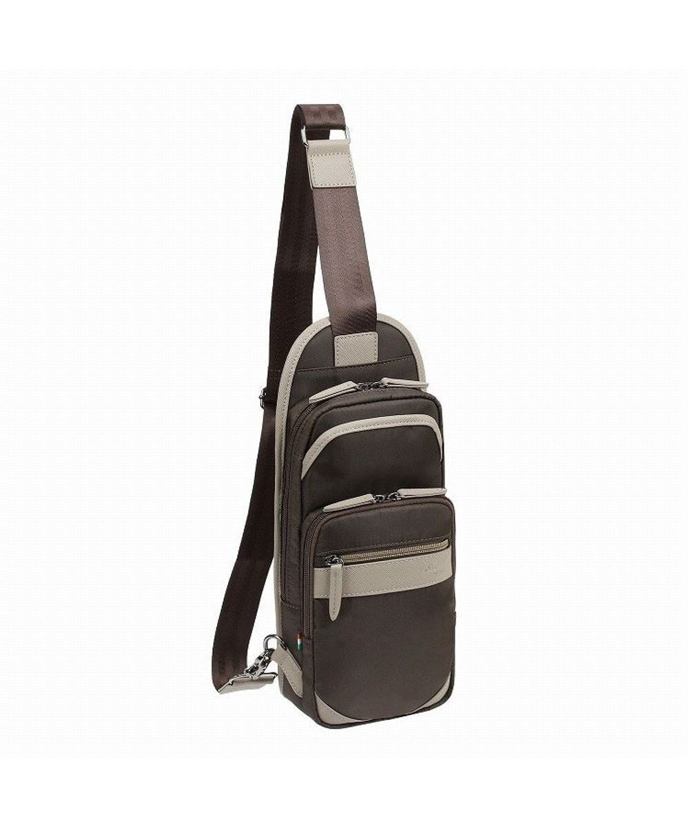 【エース バッグズ アンド ラゲッジ/ACE BAGS & LUGGAGE / MEN】のArcapel アルカペル スペイド ボディバッグ 17422 メンズバッグ お出かけ ワンショルダー 斜め掛け インテリア・キッズ・メンズ・レディースファッション・服の通販 founy(ファニー) 　ファッション　Fashion　メンズファッション　MEN　バッグ　Bag/Men　ショルダー　Shoulder　ポケット　Pocket　メンズ　Mens　ブラウン×オークベージュ|ID: prp329100003526868 ipo3291000000029087005