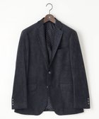 【ジョセフ アブード/JOSEPH ABBOUD / MEN】の【軽量】ブロックベロア ストレッチ ジャケット ネイビー系|ID: prp329100003526877 ipo3291000000029087038