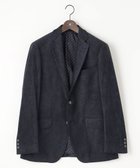 【ジョセフ アブード/JOSEPH ABBOUD / MEN】の【軽量】ブロックベロア ストレッチ ジャケット ネイビー系|ID: prp329100003526877 ipo3291000000029848256