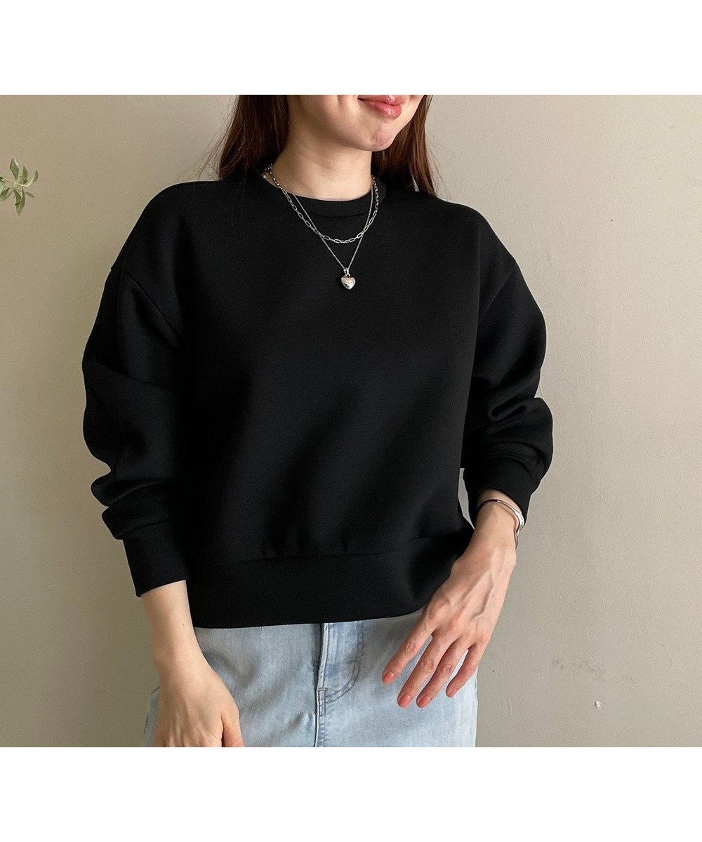 【アンフィーロ 自由区/UNFILO】の【WEB限定】BEAUTY FORM JERSEY サイドZIP クロップドプルオーバー インテリア・キッズ・メンズ・レディースファッション・服の通販 founy(ファニー) 　ファッション　Fashion　レディースファッション　WOMEN　トップス・カットソー　Tops/Tshirt　シャツ/ブラウス　Shirts/Blouses　ロング / Tシャツ　T-Shirts　プルオーバー　Pullover　カットソー　Cut and Sewn　インナー　Inner　カットソー　Cut And Sew　クロップド　Cropped　軽量　Lightweight　雑誌　Magazine　人気　Popularity　A/W・秋冬　Aw・Autumn/Winter・Fw・Fall-Winter　おすすめ　Recommend　2024年　2024　2024-2025秋冬・A/W　Aw/Autumn/Winter/Fw/Fall/2024-2025　[NEW]ブラック|ID: prp329100003529611 ipo3291000000031707542