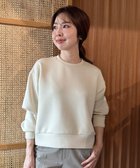 【アンフィーロ 自由区/UNFILO】の【WEB限定】BEAUTY FORM JERSEY サイドZIP クロップドプルオーバー [NEW]クリーム|ID: prp329100003529611 ipo3291000000032696543