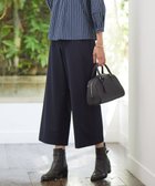 【ジェイ プレス/J.PRESS】の【WEB限定カラーあり・洗える】T/Rアルガンシルク ワイド パンツ ネイビー系|ID: prp329100003529636 ipo3291000000028389257