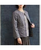 【ジェイ プレス/J.PRESS】の【洗える】高密度タフタ キルティング ショート コート グレー系|ID: prp329100003531817 ipo3291000000028389447