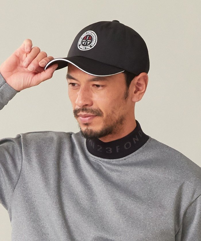 【23区 ゴルフ/23区GOLF / MEN】の【MEN】エンブレム キャップ インテリア・キッズ・メンズ・レディースファッション・服の通販 founy(ファニー) https://founy.com/ ファッション Fashion メンズファッション MEN キャップ Cap スポーティ Sporty タフタ Taffeta フロント Front 帽子 Hat |ID: prp329100003536176 ipo3291000000029087179