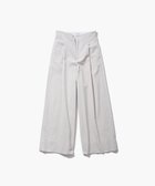 【エイトン/ATON】のSUVIN CORDUROY タックワイドパンツ WARM WHITE|ID: prp329100003536918 ipo3291000000028388043