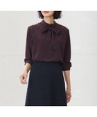 【ジェイ プレス/J.PRESS】の【洗える】フェミニッシュパウダー dots ボウタイ ブラウス ワイン系5|ID: prp329100003536922 ipo3291000000028388065