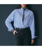 【23区/NIJYUSANKU】の【SLOW/一部店舗限定】コットンオックス シャツ 人気、トレンドファッション・服の通販 founy(ファニー) ファッション Fashion レディースファッション WOMEN トップス・カットソー Tops/Tshirt シャツ/ブラウス Shirts/Blouses グラス Glass シアー Sheer タートルネック Turtleneck バランス Balance フェミニン Feminine ベーシック Basic A/W・秋冬 Aw・Autumn/Winter・Fw・Fall-Winter おすすめ Recommend 2023年 2023 2023-2024秋冬・A/W Aw/Autumn/Winter//Fw/Fall-Winter/2023-2024 thumbnail サックスブルー|ID: prp329100003538462 ipo3291000000028388384