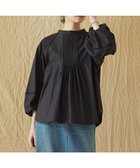 【23区/NIJYUSANKU】の【SLOW/一部店舗限定】ウォッシュドコットンストレッチ ブラウス ブラック系|ID: prp329100003538464 ipo3291000000028388410