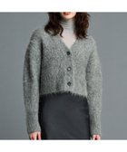 【アンクレイヴ/uncrave】のアルパカ ショート Vネック ニットカーディガン(uncrave STANDARD) チャコール|ID: prp329100003538598 ipo3291000000028422887