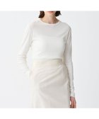 【アンクレイヴ/uncrave】の【洗濯機洗い可】シアー クルーネック カットソー 人気、トレンドファッション・服の通販 founy(ファニー) ファッション Fashion レディースファッション Ladies' Fashion Online トップス・カットソー Tops/Tshirt シャツ/ブラウス Shirts/Blouses ロング / Tシャツ T-Shirts カットソー Cut and Sewn インナー Inner カットソー Cut And Sew シアー Sheer シンプル Simple ジャケット Jacket 雑誌 Magazine 長袖 Long Sleeve フィット Fit A/W・秋冬 Aw・Autumn/Winter・Fw・Fall-Winter S/S・春夏 Ss・Spring/Summer 夏 Summer エレガント 上品 Elegant thumbnail ホワイト|ID: prp329100003538623 ipo3291000000032563268