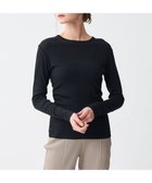 【アンクレイヴ/uncrave】の【洗濯機洗い可】シアー クルーネック カットソー 人気、トレンドファッション・服の通販 founy(ファニー) ファッション Fashion レディースファッション Ladies' Fashion Online トップス・カットソー Tops/Tshirt シャツ/ブラウス Shirts/Blouses ロング / Tシャツ T-Shirts カットソー Cut and Sewn インナー Inner カットソー Cut And Sew シアー Sheer シンプル Simple ジャケット Jacket 雑誌 Magazine 長袖 Long Sleeve フィット Fit A/W・秋冬 Aw・Autumn/Winter・Fw・Fall-Winter S/S・春夏 Ss・Spring/Summer 夏 Summer エレガント 上品 Elegant thumbnail ブラック|ID: prp329100003538623 ipo3291000000032563270