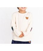 【ミキハウスホットビスケッツ/MIKI HOUSE HOT BISCUITS / KIDS】の【70-110cm】 エルボーパッチ 接結天竺長袖Tシャツ アイボリー|ID: prp329100003547529 ipo3291000000029385145