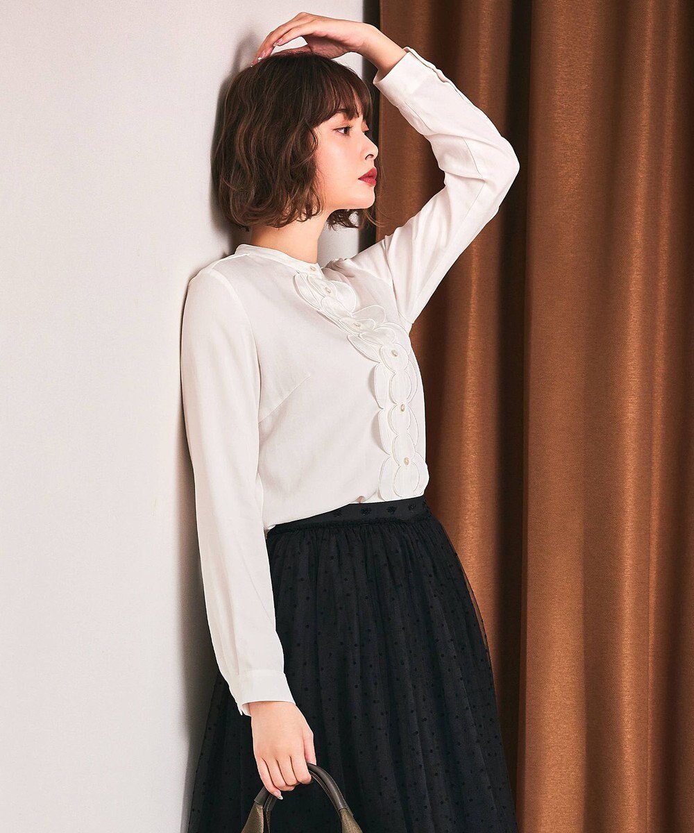 【トッカ/TOCCA】の【洗える!】SCALLOP ブラウス 人気、トレンドファッション・服の通販 founy(ファニー) 　ファッション　Fashion　レディースファッション　WOMEN　トップス・カットソー　Tops/Tshirt　シャツ/ブラウス　Shirts/Blouses　A/W・秋冬　Aw・Autumn/Winter・Fw・Fall-Winter　S/S・春夏　Ss・Spring/Summer　スカラップ　Scalloped　夏　Summer　洗える　Washable　 other-1|ID: prp329100003551279 ipo3291000000024392425