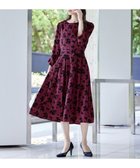 【ティアクラッセ/Tiaclasse】の【新色追加・洗える】フラワーフロッキーワンピース ボルドー|ID: prp329100003551286 ipo3291000000029642336