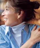 【アンフィーロ 自由区/UNFILO】の【暖かさ&着心地の良さで大ヒット】コットンカシミヤ タートルネックカットソー オフ|ID: prp329100003553121 ipo3291000000036378895