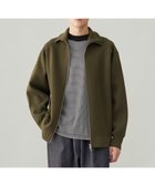 【アンフィーロ/UNFILO / MEN】の【新色追加】スウェットライク ジップ タートルネックニット カーキ|ID: prp329100003553278 ipo3291000000028871755