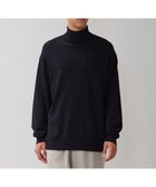 【アンフィーロ/UNFILO / MEN】のスタイリッシュ タートルネック ニット ブラック|ID: prp329100003553281 ipo3291000000027427735