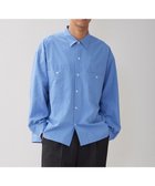 【アンフィーロ/UNFILO / MEN】のコンフォート カジュアル ワイドシャツ スモーキー ブルー|ID: prp329100003553294 ipo3291000000027385003