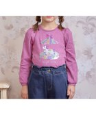 【エニファム/any FAM / KIDS】のミラクルスパンコール 長袖 Tシャツ ローズ|ID:prp329100003553311