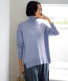 【アンフィーロ 自由区/UNFILO】の【新色追加/洗える/抗菌防臭】マイビューティーニット タートルネック [NEW]スモーキーブルー|ID:prp329100003558140
