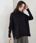 【アンフィーロ 自由区/UNFILO】の【新色追加/洗える/抗菌防臭】マイビューティーニット タートルネック ブラック|ID:prp329100003558140
