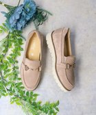 【インター ショシュール/INTER-CHAUSSURES】の【BUSSOLA】撥水ホースビットローファー ベージュスウェード|ID: prp329100003559684 ipo3291000000029371403