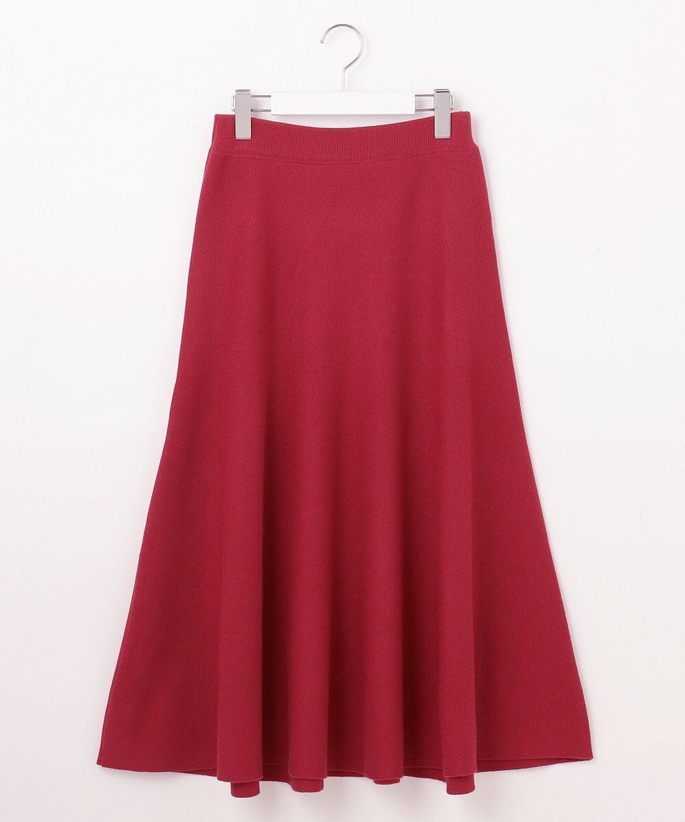 【自由区/JIYU-KU】の【セットアップ対応・洗える】ウールミラノフレア スカート インテリア・キッズ・メンズ・レディースファッション・服の通販 founy(ファニー) 　ファッション　Fashion　レディースファッション　WOMEN　セットアップ　Setup　スカート　Skirt　スカート　Skirt　Aライン/フレアスカート　Flared A-Line Skirts　A/W・秋冬　Aw・Autumn/Winter・Fw・Fall-Winter　おすすめ　Recommend　アクリル　Acrylic　セットアップ　Set Up　チュニック　Tunic　ハイネック　High Neck　フレア　Flare　ボーダー　Border　ミラノリブ　Milan Ribs　洗える　Washable　レッド系|ID: prp329100003561836 ipo3291000000025640664