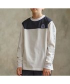 【ジェイ プレス/J.PRESS / KIDS】の【110-130cm】切替×袖プリント 長袖Tシャツ オフホワイト系|ID: prp329100003561874 ipo3291000000029384782