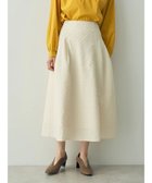 【イェッカ ヴェッカ/YECCA VECCA】のふくれジャガードタックフレアスカート Ivory|ID: prp329100003564090 ipo3291000000028384268