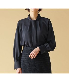 【自由区/JIYU-KU】 【洗える】ライトサテン ブラウス人気、トレンドファッション・服の通販 founy(ファニー) ファッション Fashion レディースファッション WOMEN トップス・カットソー Tops/Tshirt シャツ/ブラウス Shirts/Blouses A/W・秋冬 Aw・Autumn/Winter・Fw・Fall-Winter インナー Inner サテン Satin ジャケット Jacket ストレッチ Stretch セットアップ Set Up ツイル Twill ドット Dot ドレープ Drape ハイネック High Neck フォーマル Formal フロント Front プリーツ Pleats 再入荷 Restock/Back In Stock/Re Arrival 洗える Washable 無地 Plain Color |ID:prp329100003564250