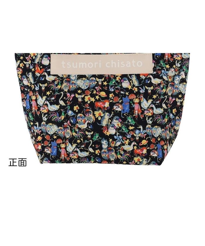 【ツモリチサト キャリー/tsumori chisato CARRY】の森のどうぶつたち ハンドバッグ 中サイズ インテリア・キッズ・メンズ・レディースファッション・服の通販 founy(ファニー) https://founy.com/ ファッション Fashion レディースファッション WOMEN ハンドバッグ Handbag バランス Balance プリント Print ボンディング Bonding ポケット Pocket |ID: prp329100003566222 ipo3291000000028383017