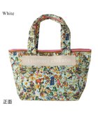 【ツモリチサト キャリー/tsumori chisato CARRY】の森のどうぶつたち ハンドバッグ 小サイズ ホワイト|ID: prp329100003566223 ipo3291000000028383032