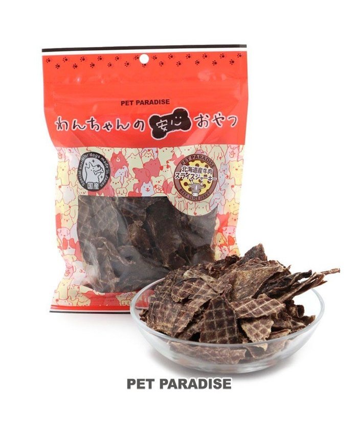 【ペットパラダイス/PET PARADISE / GOODS】の牛肉 スライス ジャーキー 大袋 120g 国産 インテリア・キッズ・メンズ・レディースファッション・服の通販 founy(ファニー) https://founy.com/ 犬 Dog ホーム・キャンプ・アウトドア・お取り寄せ Home,Garden,Outdoor,Camping Gear ペットグッズ Pet Supplies |ID: prp329100003566261 ipo3291000000028317135