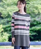 【ティアクラッセ/Tiaclasse】の【洗える】マルチボーダーニットチュニック 人気、トレンドファッション・服の通販 founy(ファニー) ファッション Fashion レディースファッション WOMEN トップス・カットソー Tops/Tshirt ニット Knit Tops アクセサリー Accessories ウォッシャブル Washable 洗える Washable 秋 Autumn/Fall シューズ Shoes シンプル Simple ストレート Straight スリット Slit スリーブ Sleeve セーター Sweater チュニック Tunic ベーシック Basic ボーダー Border ポケット Pocket ロング Long 冬 Winter A/W・秋冬 Aw・Autumn/Winter・Fw・Fall-Winter 再入荷 Restock/Back In Stock/Re Arrival NEW・新作・新着・新入荷 New Arrivals thumbnail チャコールグレー|ID: prp329100003568197 ipo3291000000031759097