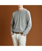 【ジョセフ アブード/JOSEPH ABBOUD / MEN】の【サスティナブル素材/柔らかな肌触り/ジャパンファブリック】 コットンラフィー Vネック Tシャツ ライトグレー系|ID: prp329100003573505 ipo3291000000028717394