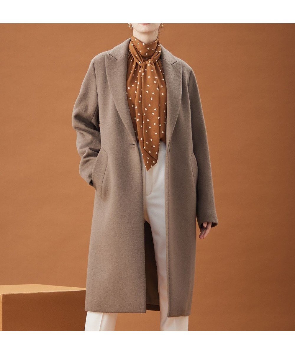 【ベイジ,/BEIGE,】の【CLASSY. 2月号掲載】PASSY / チェスターコート インテリア・キッズ・メンズ・レディースファッション・服の通販 founy(ファニー) 　雑誌掲載アイテム　Magazine Items　ファッション雑誌　Fashion Magazines　クラッシィ　CLASSY.　ファッション　Fashion　レディースファッション　WOMEN　アウター　Coat Outerwear　コート　Coats　ジャケット　Jackets　チェスターコート　Top Coat　インナー　Inner　シンプル　Simple　ジャケット　Jacket　スーツ　Suit　雑誌　Magazine　チェスターコート　Chester Coat　2月号　February Issue　A/W・秋冬　Aw・Autumn/Winter・Fw・Fall-Winter　再入荷　Restock/Back In Stock/Re Arrival　おすすめ　Recommend　ビジネス 仕事 通勤　Business　Mocha|ID: prp329100003578531 ipo3291000000029154615